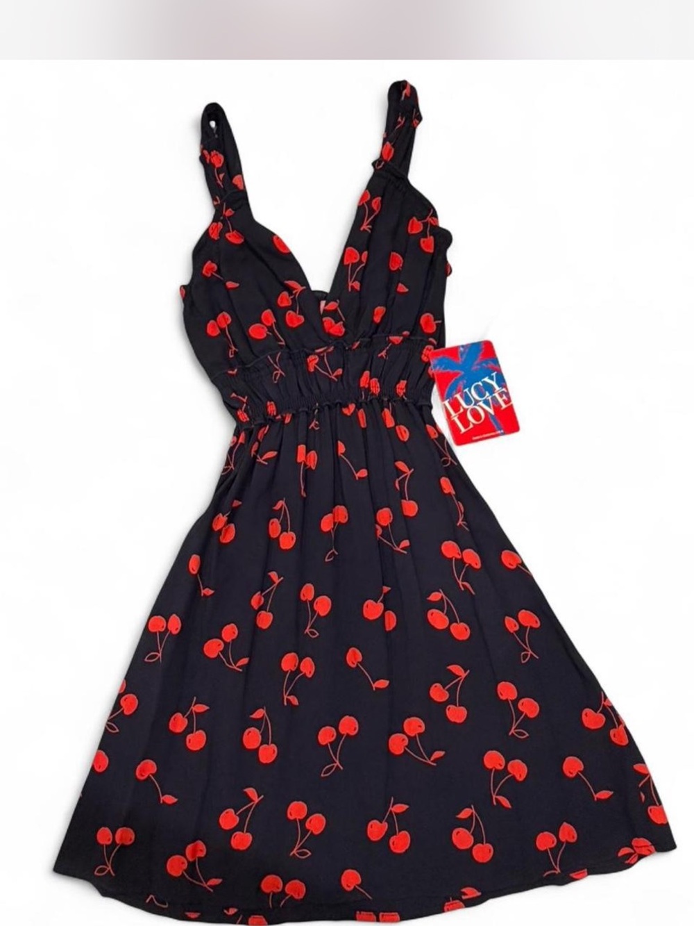 🍒BNWT VINTAGE LUCY LOVE MINI DRESS